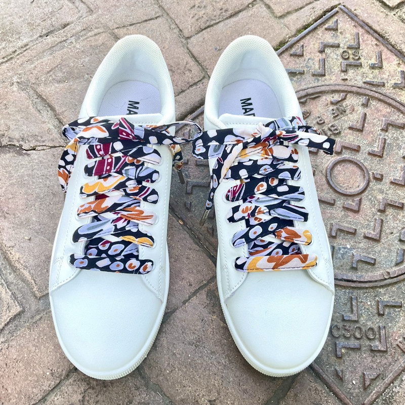 Lacets français motifs graphiques - Tes lacets sont défaits