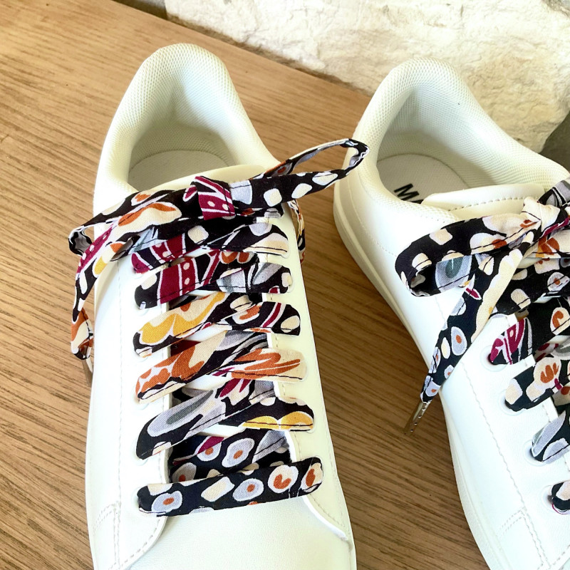 Lacets originaux noirs fabrication française - Tes lacets sont défaits